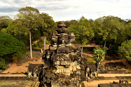 圣训柬埔寨纪念碑高清图片
