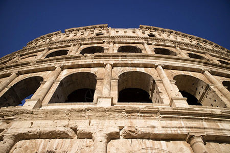 罗马意大利参考资料纪念碑历史遗产角斗士游戏帝国建筑圆弧石头背景图片