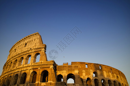 罗马意大利纪念碑圆弧石头建筑遗产历史参考资料帝国角斗士游戏背景图片