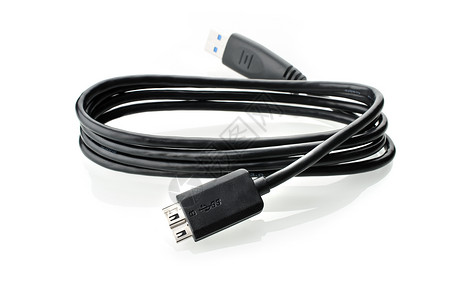 USB 3 0 有线硬件认证公共汽车塑料标准电脑插头速度外设带宽背景图片