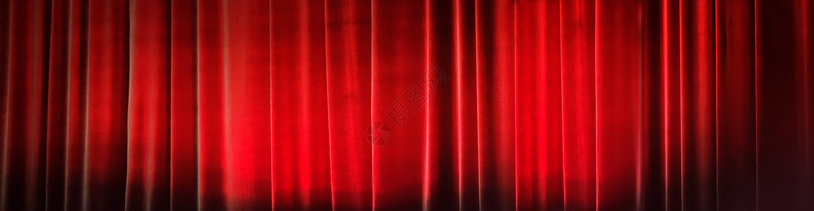 横幅背景音乐会幕布红色 剧院幕布背景图片