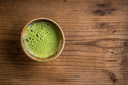健康的绿茶文化饮料仪式乡村绿色背景图片