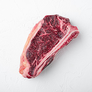 白底骨牛排牛肉背景图片
