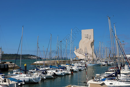 饶BELEM 25 2018年6月25日 里斯本Belem区Marina和背景发现纪念碑 葡萄牙里斯本背景