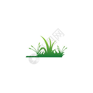 天然草图标标志设计矢量模板植物群温泉环境场地生长插图芦荟草本植物草地治疗背景图片