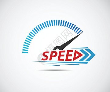 主要是标志赛车事件与修改速度表的主要元素网站时间互联网车速标识电脑转速表测试仪表运动插画