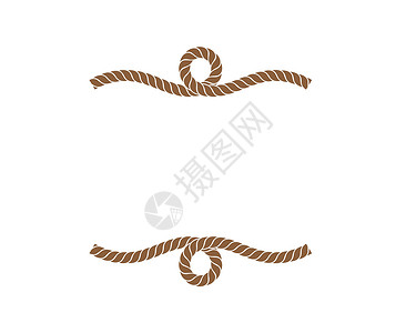 绳索边框矢量图设计刷子水手圆圈插图装饰品细绳环形卡片海洋戒指背景图片