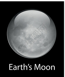 月亮氧化镁外核氧化铝活力脆皮化合物天文学绘画陨石氧化铁插画