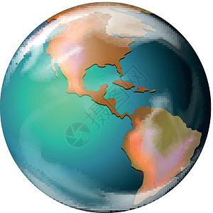 大陆板块地球——来自苏的第三颗行星插画