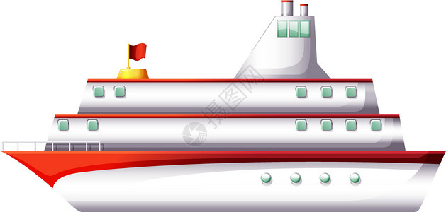 一艘船游船捕鲸血管船只汽油船长绘画乘客乐器科学插画