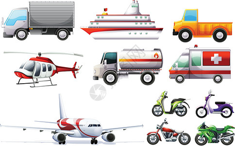 车辆方式交通方式不同直升机交通工具医院柴油机车辆绘画航行轮子引擎运输设计图片