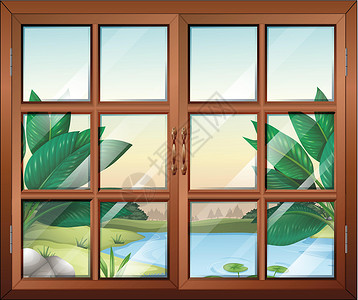 奥卢河一个特写的窗口 可以看到 pon设计图片