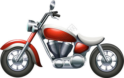 摩托车加油两轮交通工具城市摩托越野赛车效益科学自行车摩托车成本轮子插画