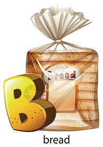巴法力亚艺术家布雷亚的字母 B插画