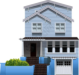 木屋屋顶素材一个大木屋庇护所植物窗户建筑学楼梯蓝色砖块住宅素描房子设计图片