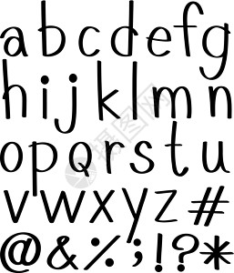 字母顺序字母教育意义脚本电子辅音写作插图元音涂鸦白色背景图片