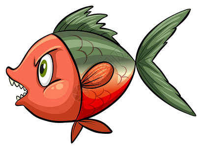 鳗鲞丑鱼渔夫海洋动物钓鱼水产养殖动物学避难所绘画食物插画