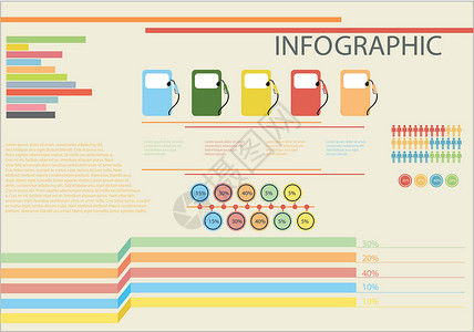 视觉表现信息燃料图表数据酒吧统计界面报告用法图形化背景图片
