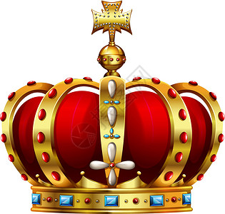 皇家螺柱王冠红色的高清图片