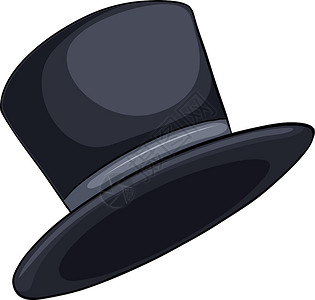 高礼帽黑帽子戏服魔术师帽子墙纸单词卡通片白色绘画黑色礼帽插画