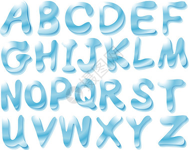 字体海报学校白色卡片学习蓝色字母英语教育绘画背景图片