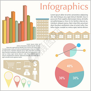 建筑信息图白色数据经济学收藏生长商业绘画团体图表报告背景图片