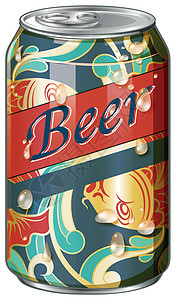 精美设计的啤酒背景图片