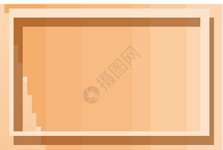 橙色背景与白色框架海报艺术卡通片夹子插图卡片艺术品橙子绘画横幅背景图片