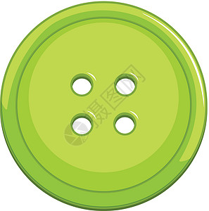 白色背景上的绿色按钮艺术夹子衬衫插图圆形绘画圆圈衣服裙子缝纫背景图片