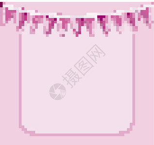带框架和旗帜的粉红色背景背景图片
