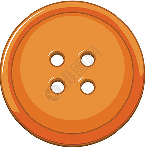橙色按钮隔离背景背景图片