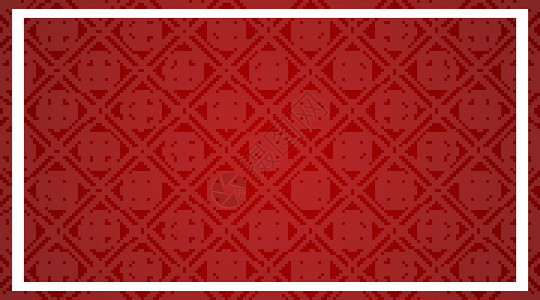 中国模式背景模板红色卡通片插图绘画边界空白框架夹子海报新年背景图片