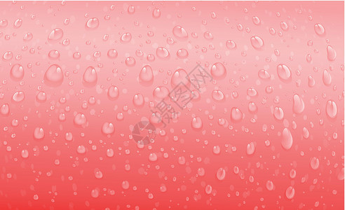 雾化室红色的水滴塑料液体作用水性草图水分表面学究疏水张力设计图片