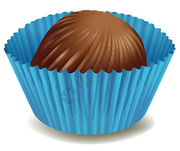 铜蓝鹟蓝色铜巧克力甜点面包情调艺术可可报酬糖果卡通片食物小吃插画