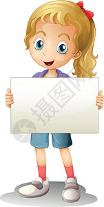 女童面包裤女 女童发带紫色袜子微笑正方形金发女郎海报白色阴影木板设计图片