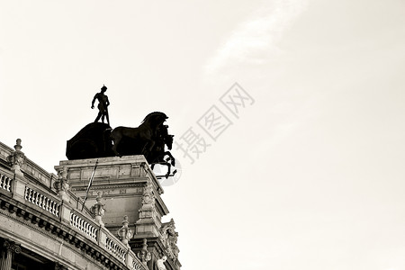 德罗马尤斯马匹大理石高清图片