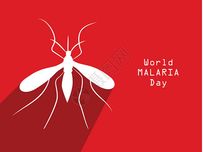 世界防治疟疾日背景图生物学邮票发烧插图疾病组织药品诊断按钮横幅背景图片