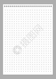 网格纸 白色背景上的虚线网格 带点的抽象点缀透明插图 学校文案笔记本日记笔记横幅印刷本的白色几何图案规划师打印时间教育装饰品图表背景图片