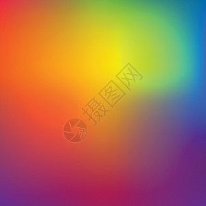 彩虹的颜色矢量卡片背景虚化高清图片