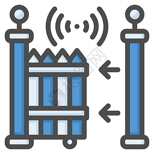 Gate 图标设计大纲颜色样式背景图片