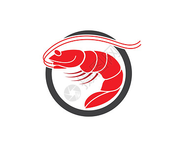龙虾插龙虾设计样板红色艺术菜单标识食物餐厅卡通片插图螃蟹动物背景图片