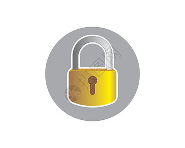 机密的锁图标标志矢量模板安全机密秘密互联网密码插图网络插画