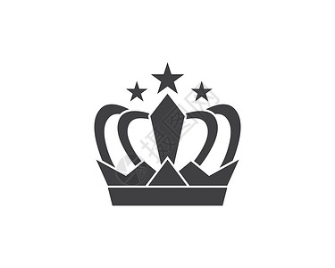 皇冠形状皇冠标志图标矢量图徽章珠宝王子皇家王国奢华国王权威加冕插图插画