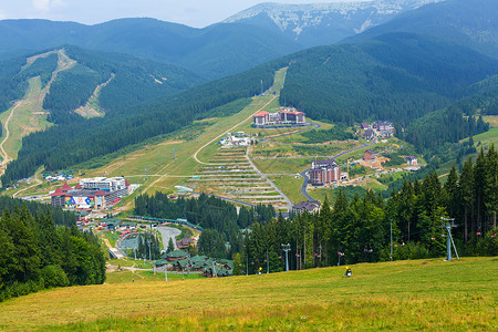 喀尔巴阡旅游喀尔巴阡山脉旅游村高清图片