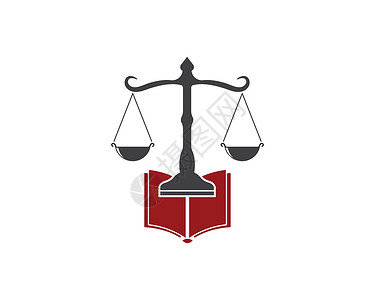 律师标志矢量模板设计拍卖法庭法院锤子平衡犯罪插图创造力立法商业背景图片