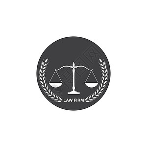 律师徽章规模图标矢量插画设计重量法官体重秤厨房公平法律刑事犯罪真相律师设计图片