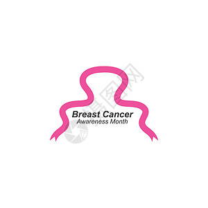 乳腺癌丝带矢量图生活保健女性帮助机构卫生横幅药品幸存者插图背景图片