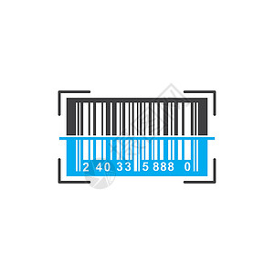 条形码标签条形码矢量图标插图设计采样贴纸物品数据数字市场价格读者价钱扫描器设计图片