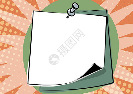 绿色夹子警告通知小册子商业圆圈创造力图形床单教育卡通片文档叶子设计图片