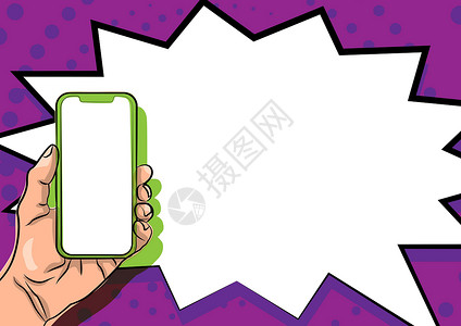 商务女性手机通信气泡手机商务女性标签卡通片人手教育框架手指设计图片